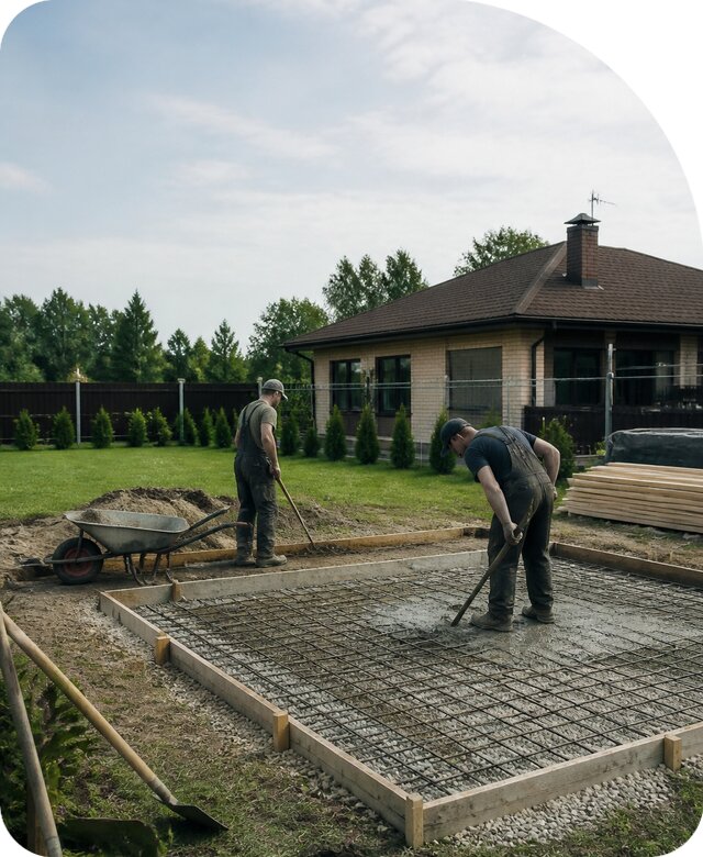 Фундамент для беседки под ключ в Ростове-на-Доне от 8865 р. | РадиДОМА-Рст